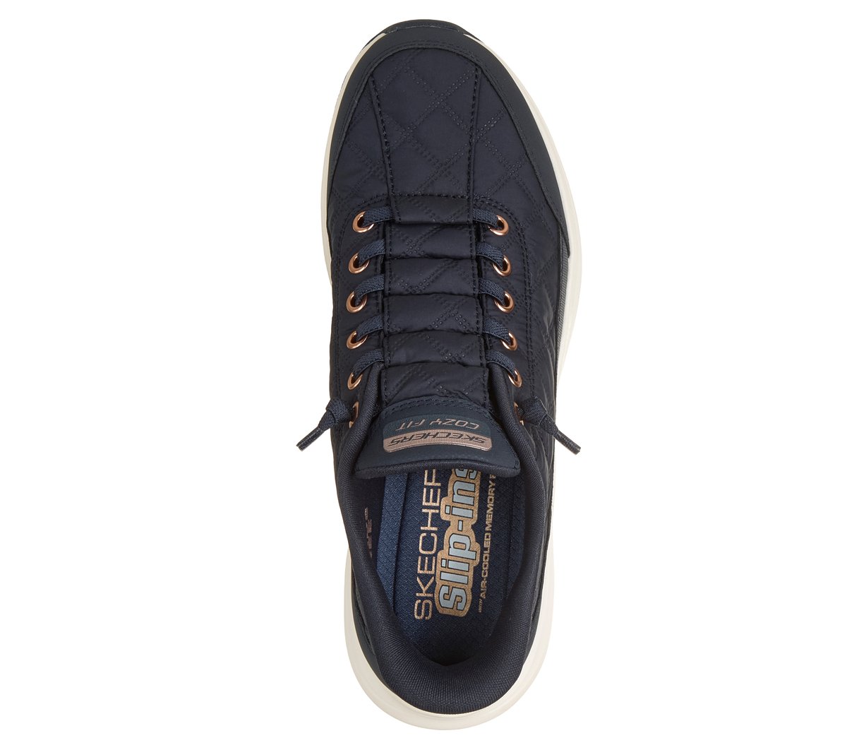 Skechers Slip-ins: Contour Foam - Cozy Fit Golden Hour — NAVY