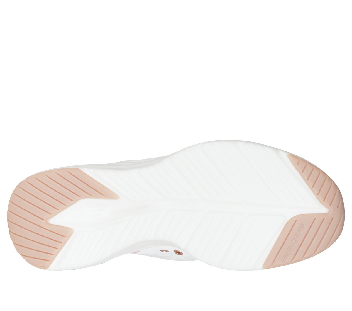 Skechers Slip-ins: Contour Foam - Cozy Fit Golden Hour — WHITE / ROSE GOLD