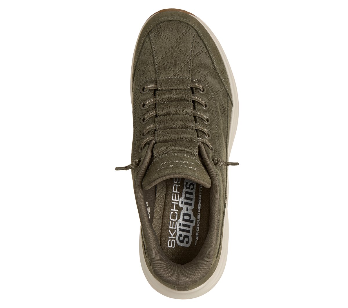 Skechers Slip-ins: Contour Foam - Cozy Fit Natural Ease — OLIVE
