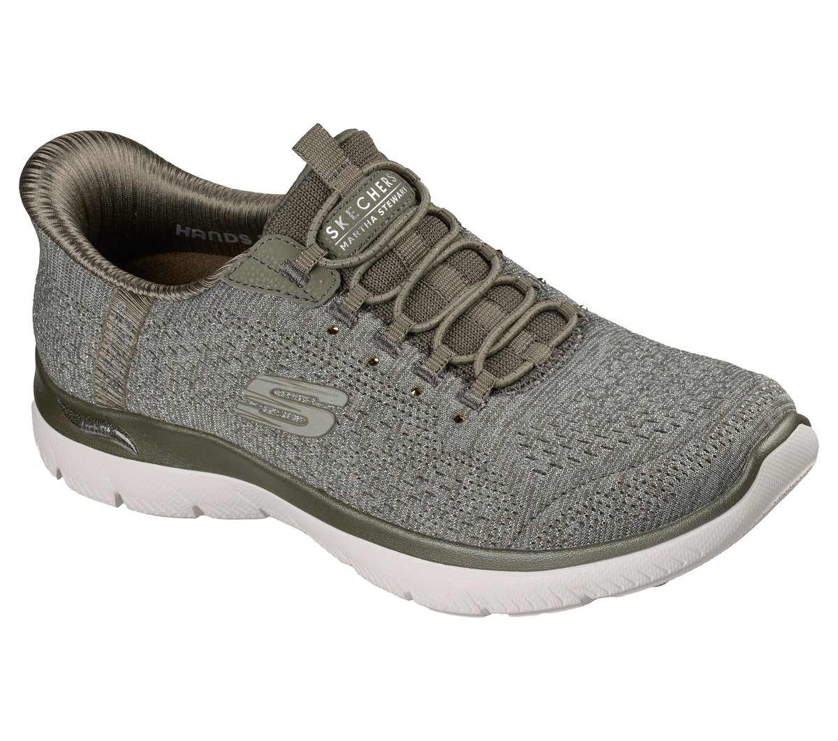 Martha Stewart Skechers Slip-ins: Arch Fit Summits - Soft Shimmer