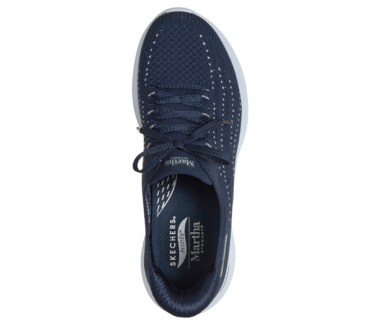 Skechers Slip-ins Martha Stewart: Arch Fit Ultra Flex 3.0 - Metallic Grace — NAVY