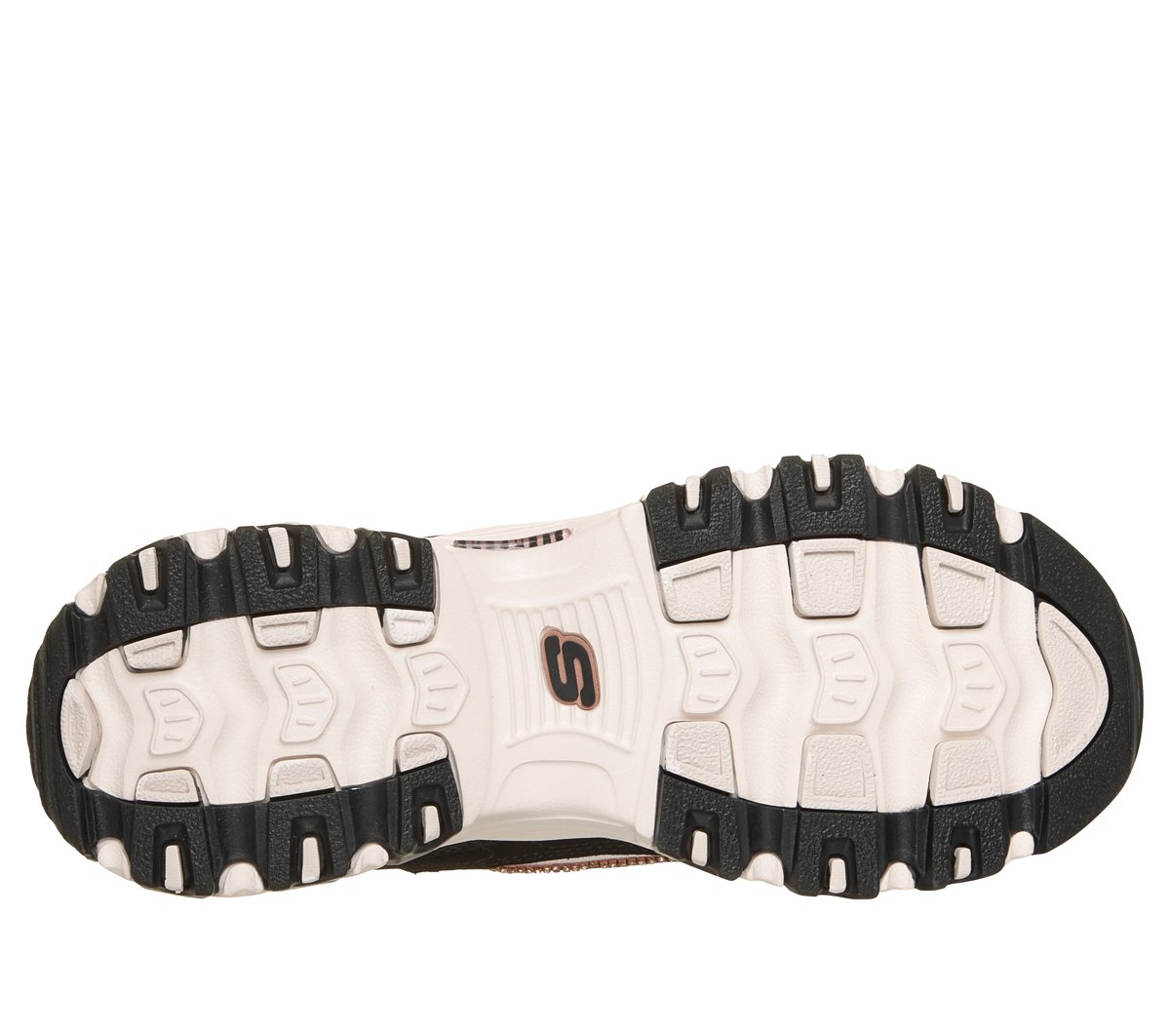 Skechers Slip-ins: D'Lites - Show Time — BLACK / ROSE GOLD