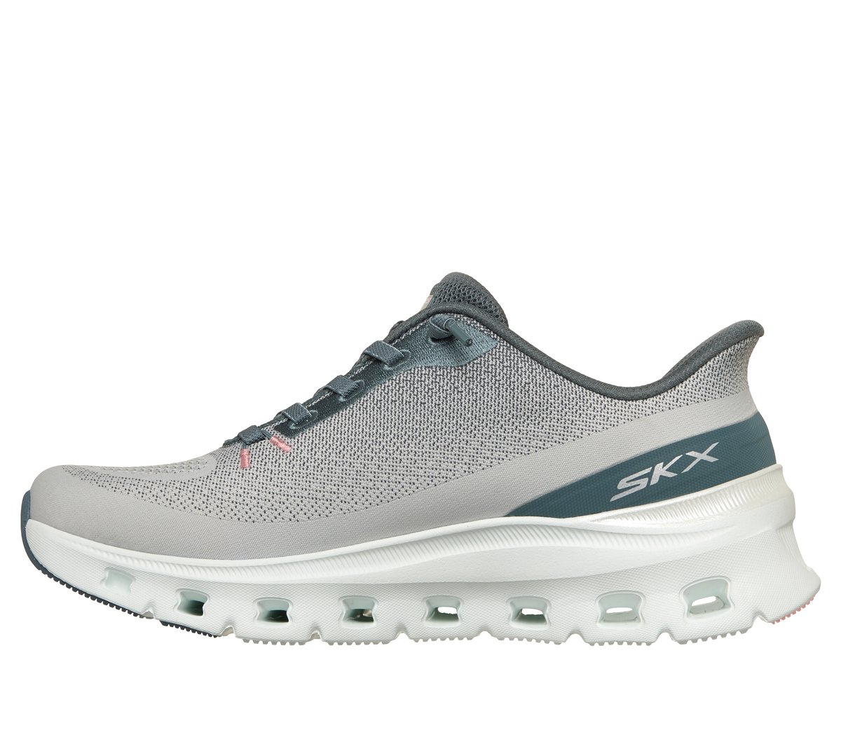 Skechers Slip-ins: Arch Fit Glide-Step Pro — LIGHT GRAY / MULTI