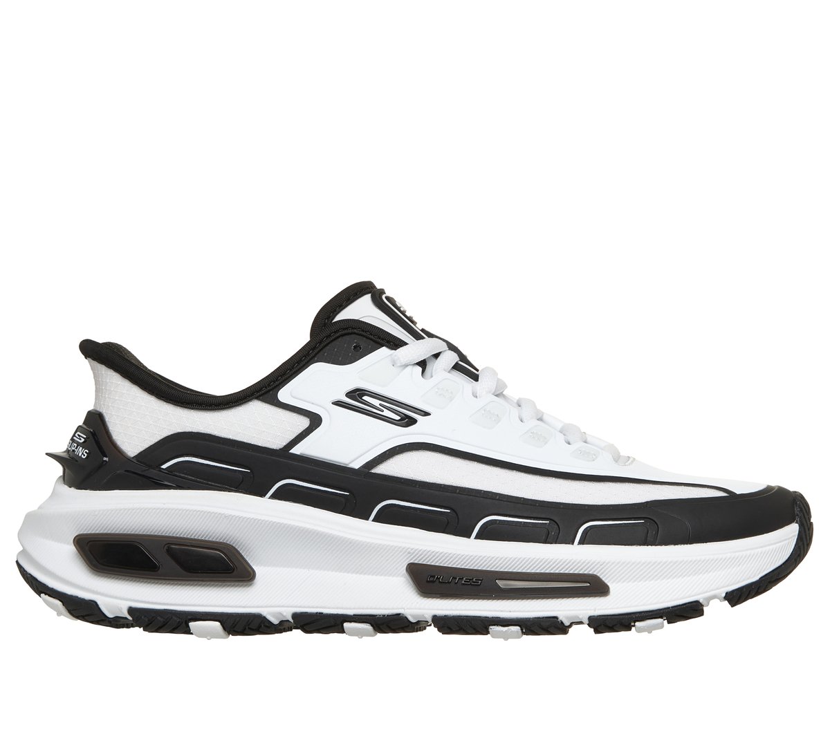 Skechers Slip-ins: Arch Fit D'Lites 330 — WHITE / BLACK