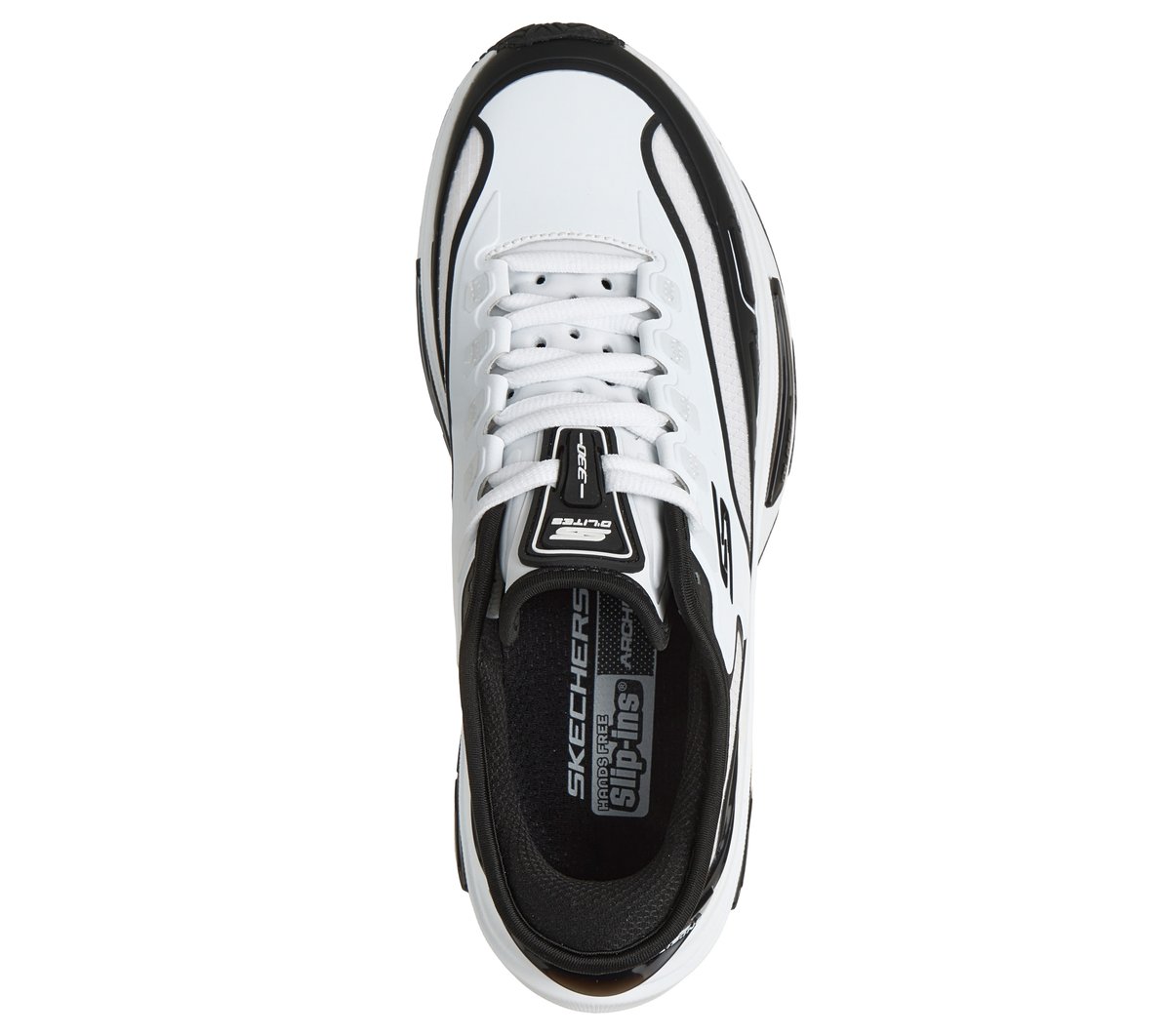 Skechers Slip-ins: Arch Fit D'Lites 330 — WHITE / BLACK