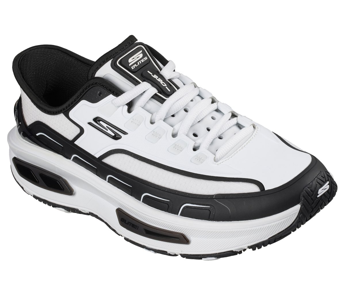 Skechers Slip-ins: Arch Fit D'Lites 330 — WHITE / BLACK