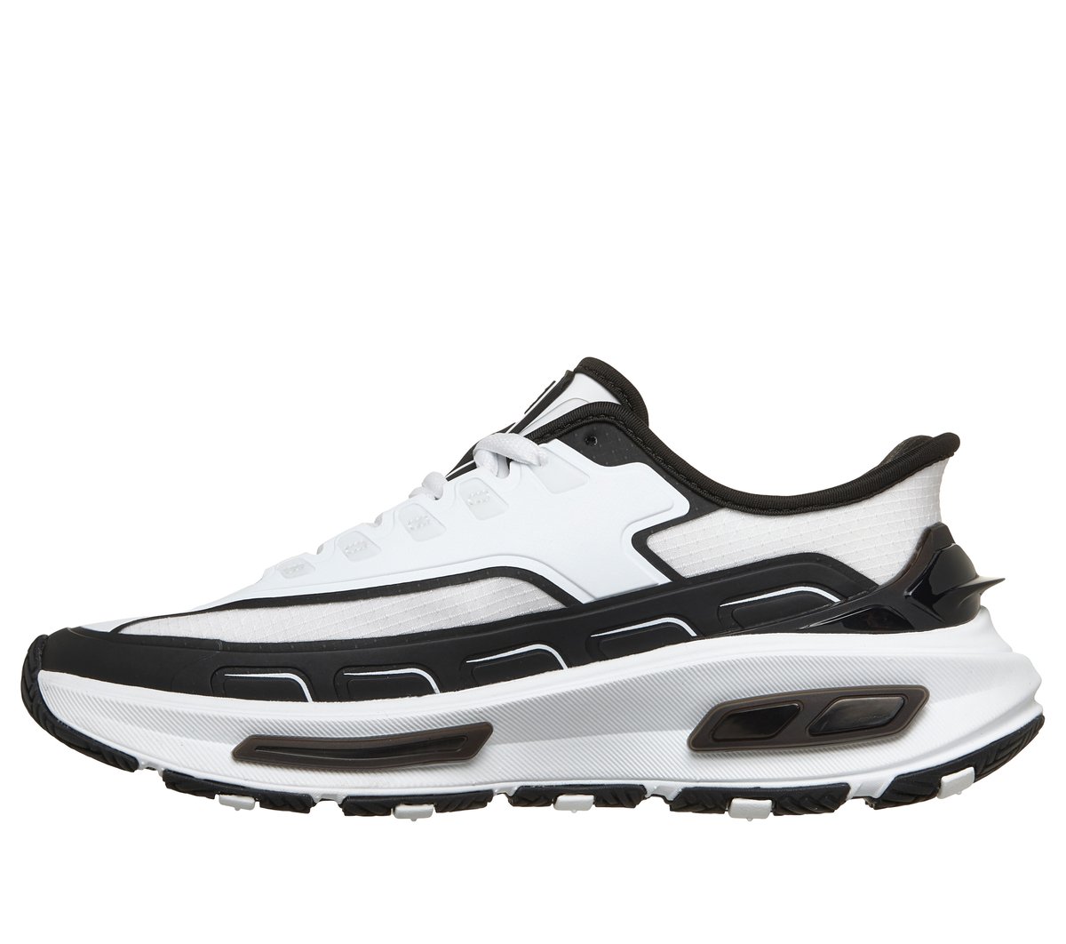Skechers Slip-ins: Arch Fit D'Lites 330 — WHITE / BLACK