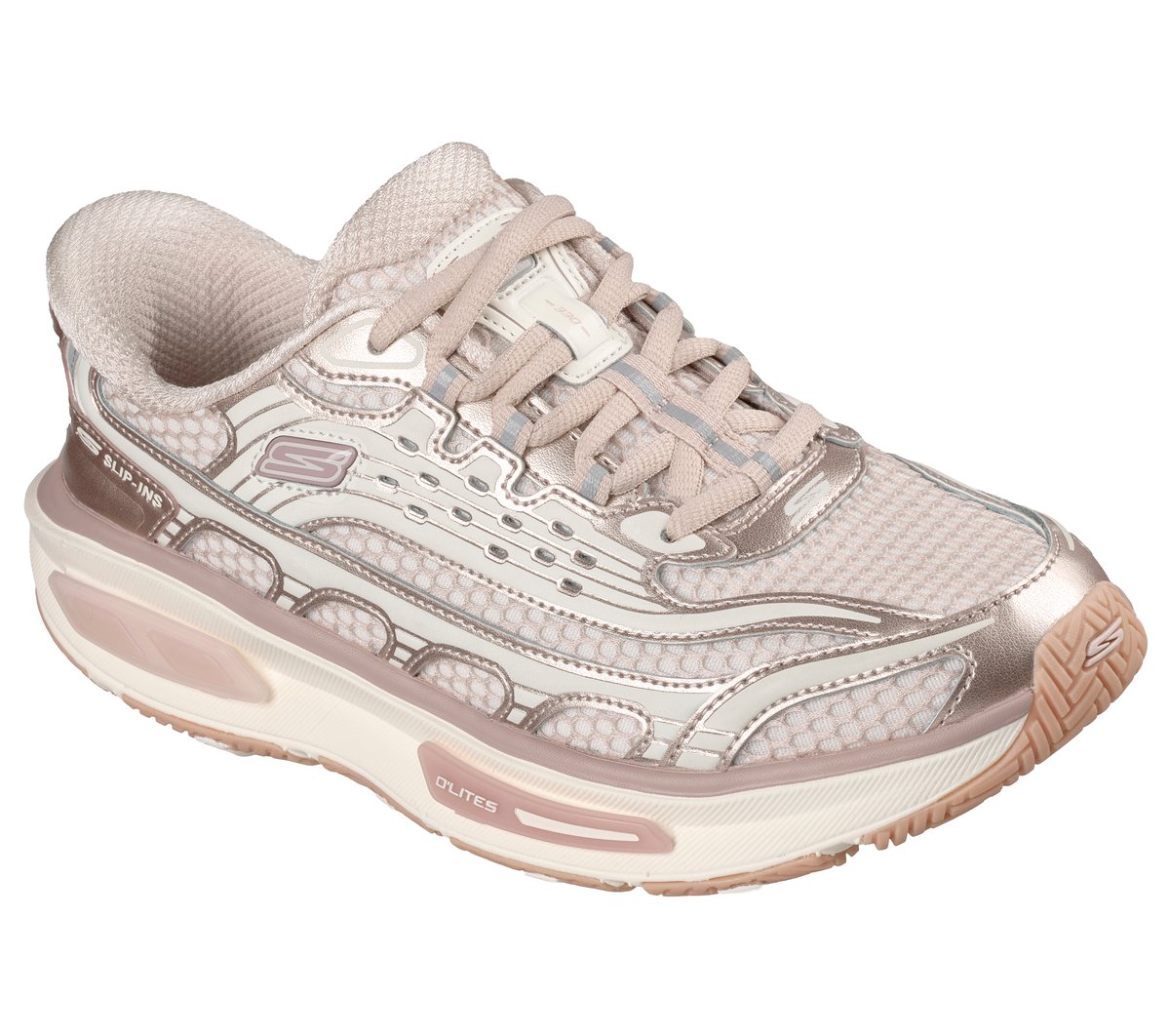 Skechers Slip-ins: Arch Fit D'Lites 330 - Modern Retro — ROSEGOLD