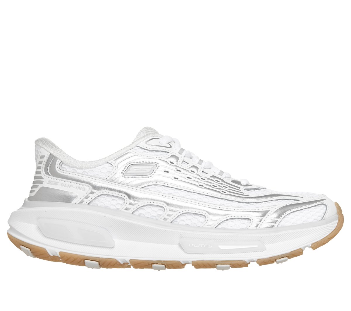 Skechers Slip-ins: Arch Fit D'Lites 330 - Modern Retro — WHITE