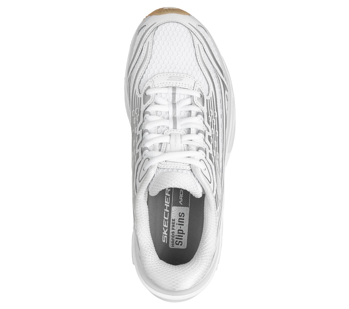 Skechers Slip-ins: Arch Fit D'Lites 330 - Modern Retro — WHITE