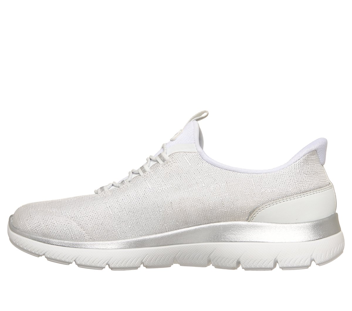 Skechers Slip-ins: Arch Fit Summits - Diamond Grace — WHITE / SILVER