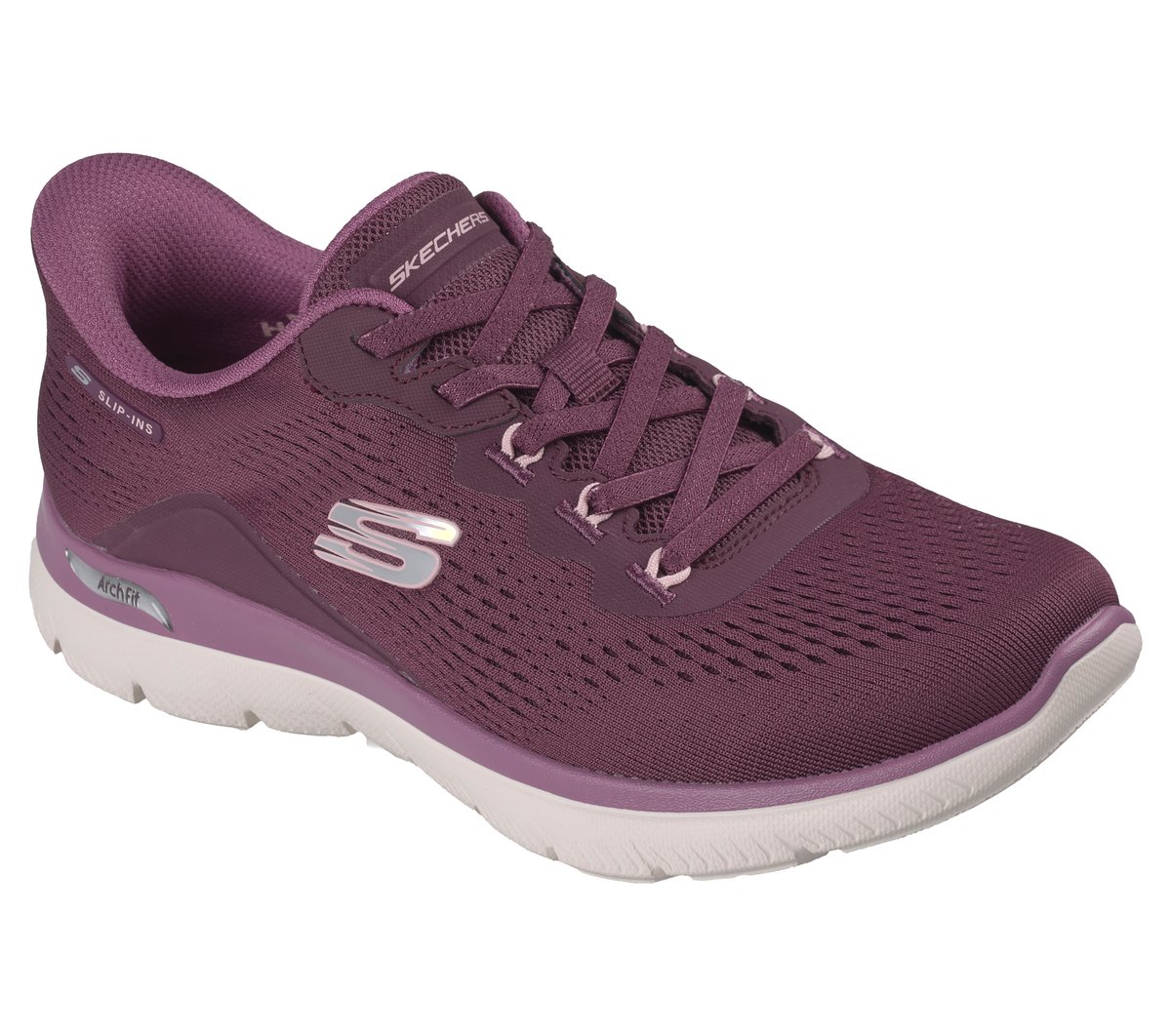 Skechers Slip-ins: Arch Fit Summits - Easy Nature — BURGUNDY