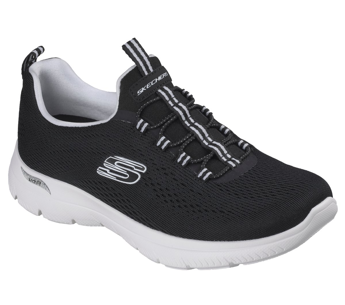 Arch Fit Summits - Natural Ease — BLACK / WHITE