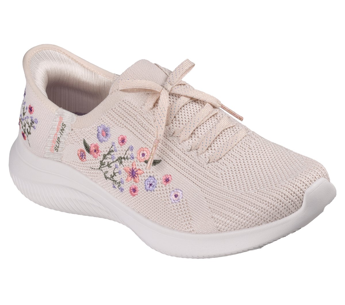 Skechers Slip-ins: Ultra Flex 4.0 - Sweet Petals — NATURAL