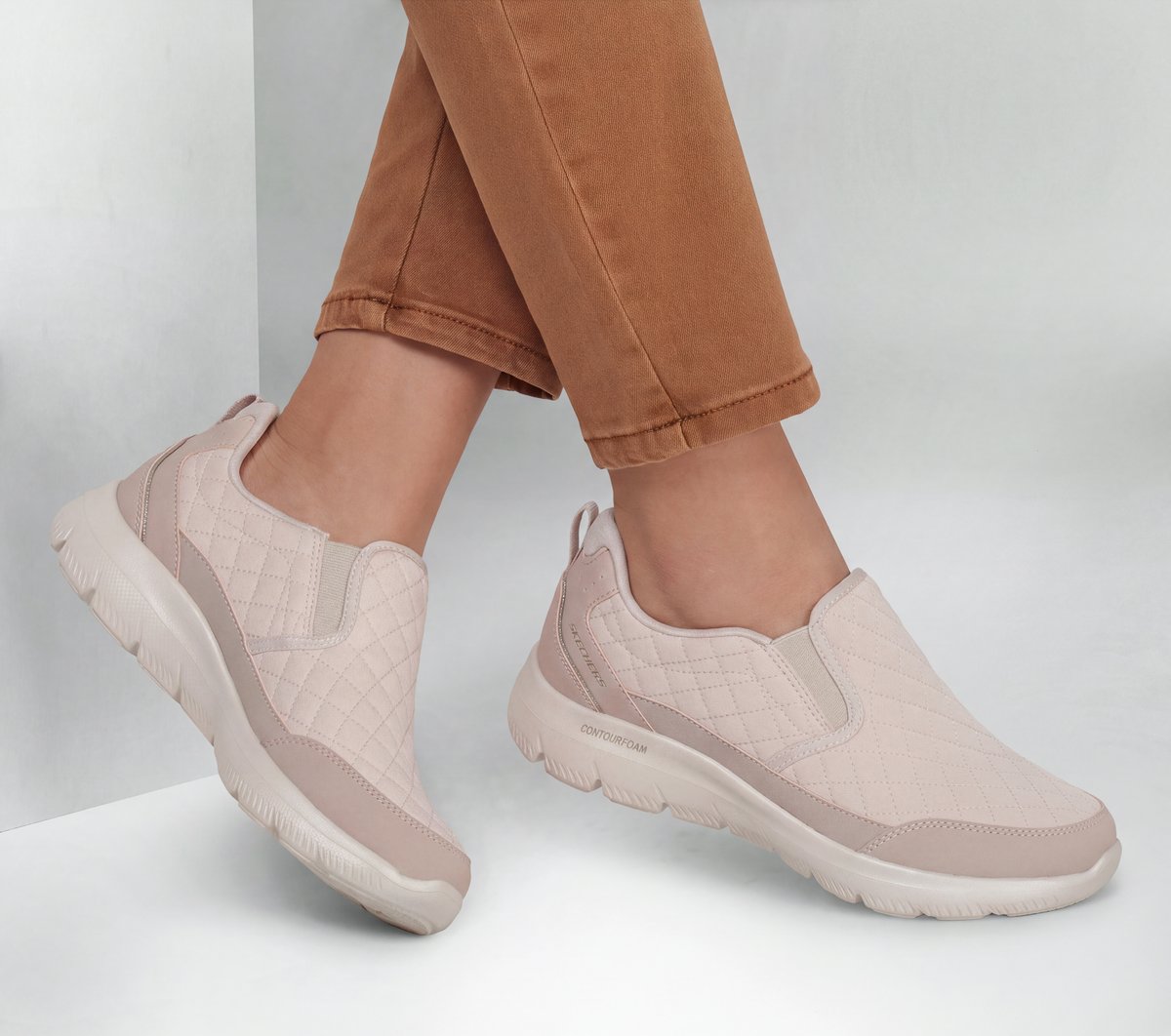 Summits Contour Foam - Cozy Fit Pure Luxe — NATURAL / TAUPE