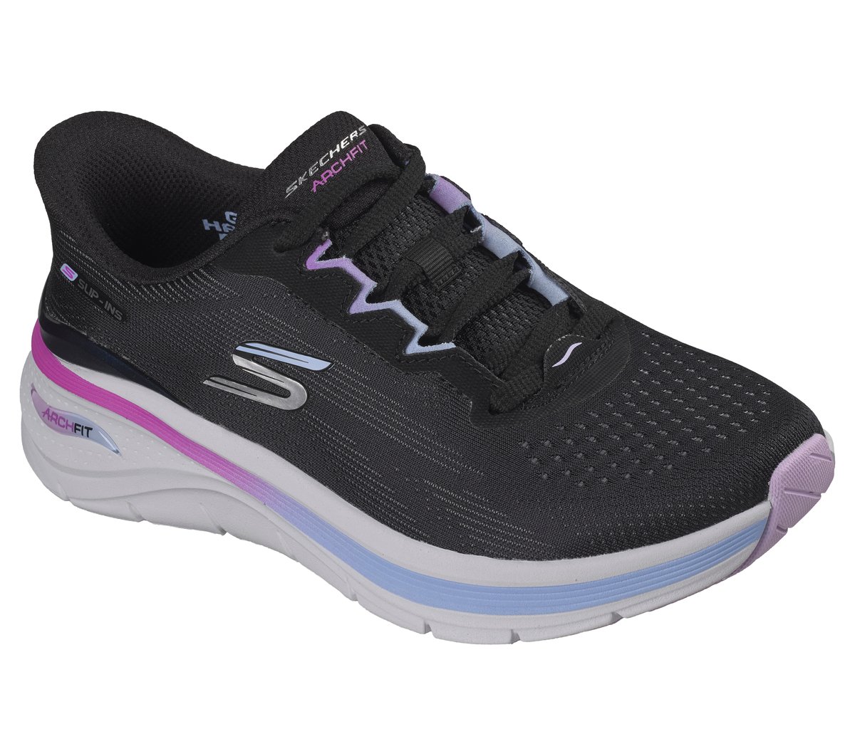 Skechers Slip-ins: Arch Fit 3.0 - Swift Current — BLACK / MULTI