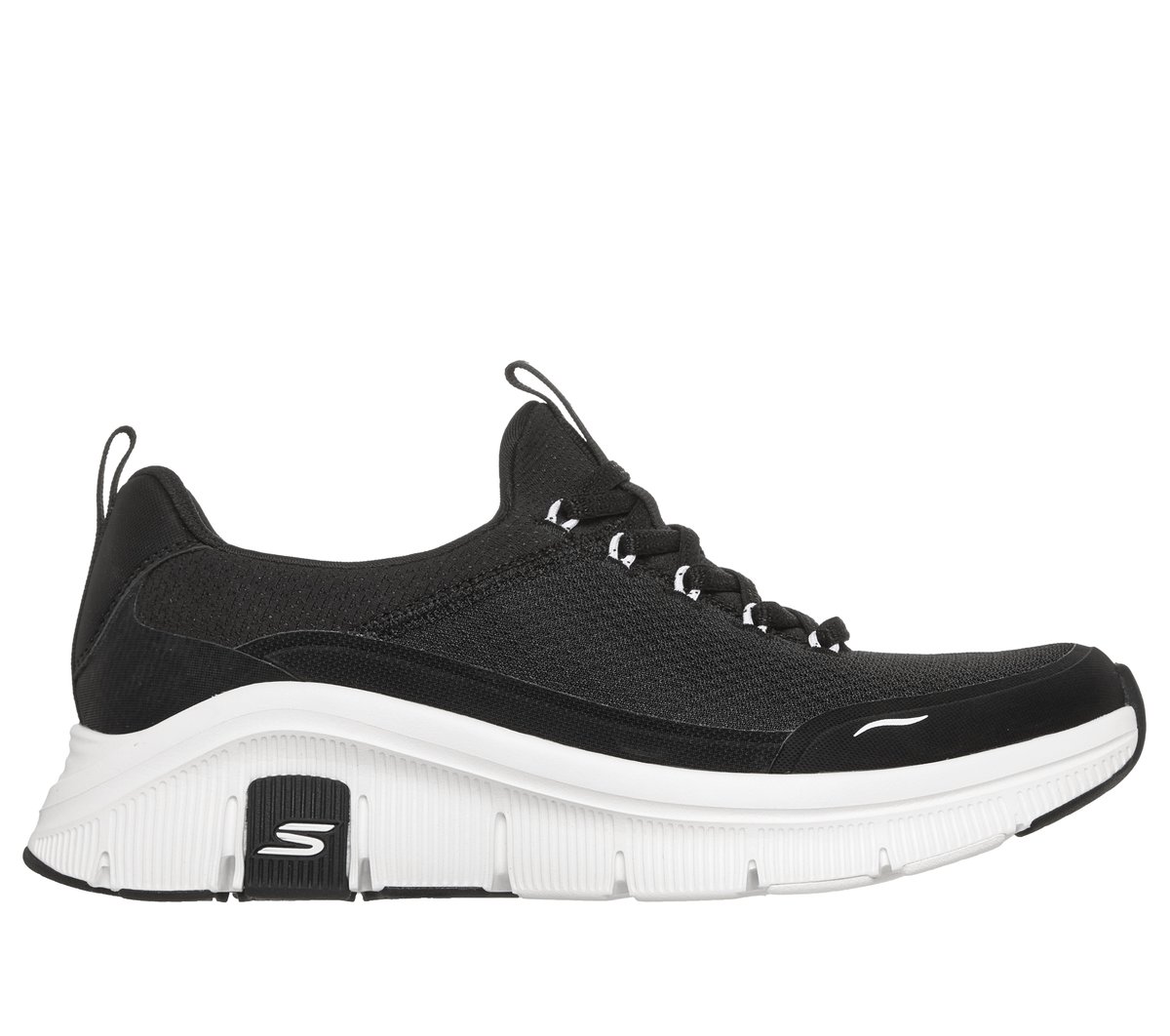 Relaxed Fit: Flex - Bright Motion — BLACK / WHITE