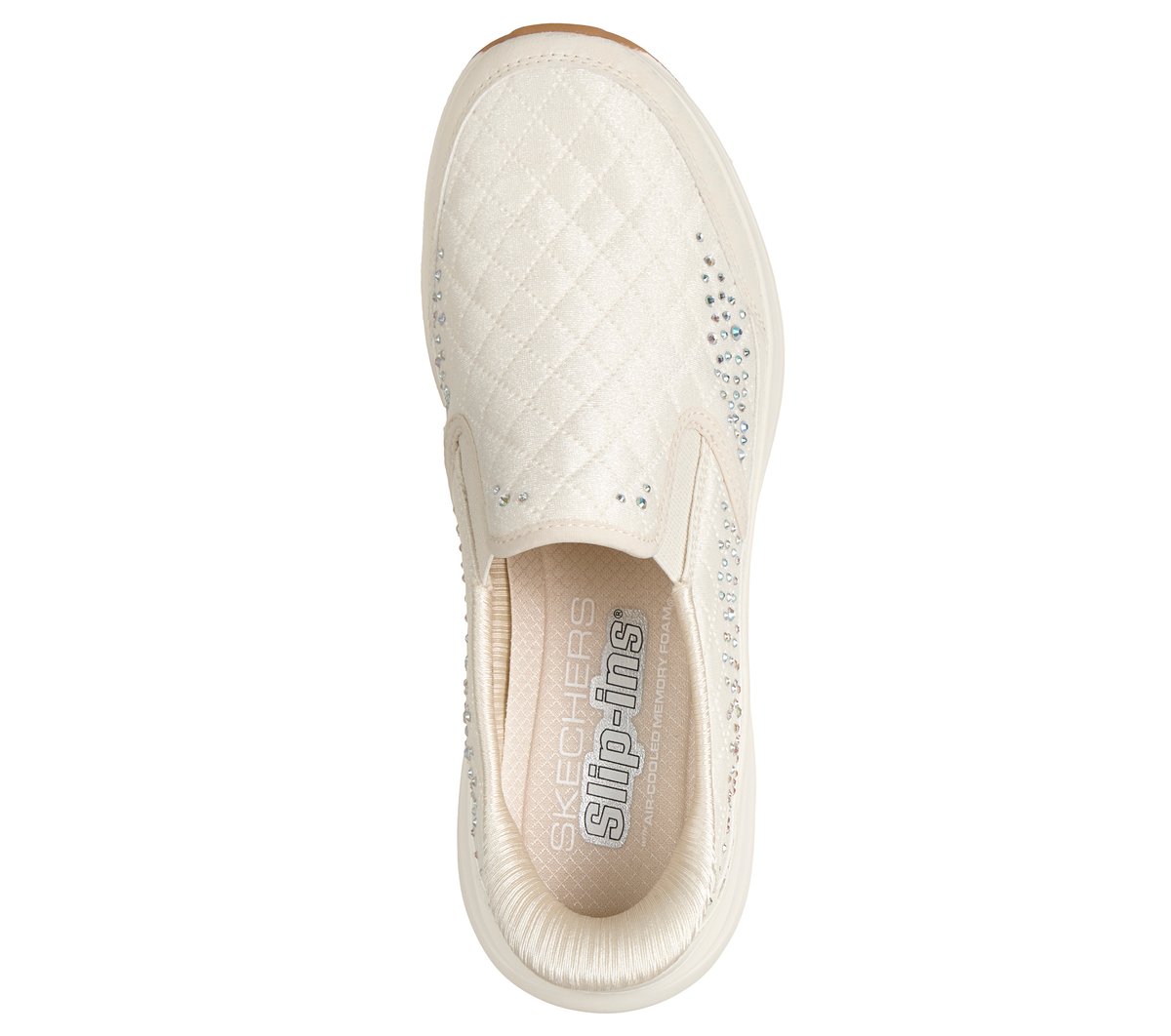 Skechers Slip-ins: Contour Foam - Cozy Fit Glowing Gem — NATURAL
