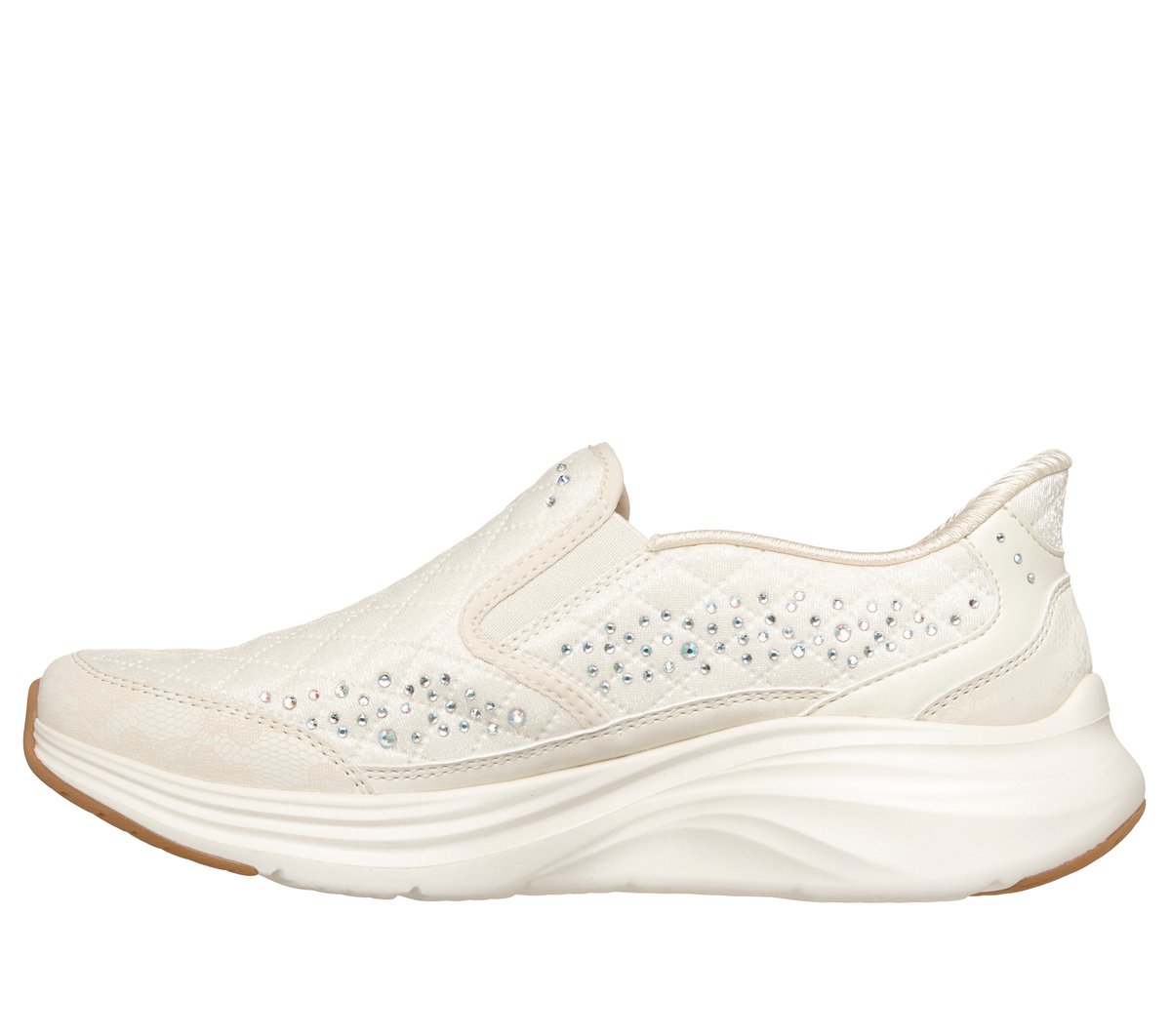 Skechers Slip-ins: Contour Foam - Cozy Fit Glowing Gem — NATURAL