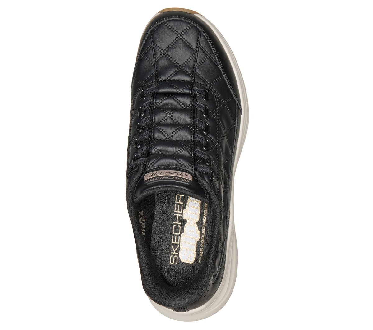 Skechers Slip-ins: Contour Foam - Cozy Fit Soft Harmony — BLACK