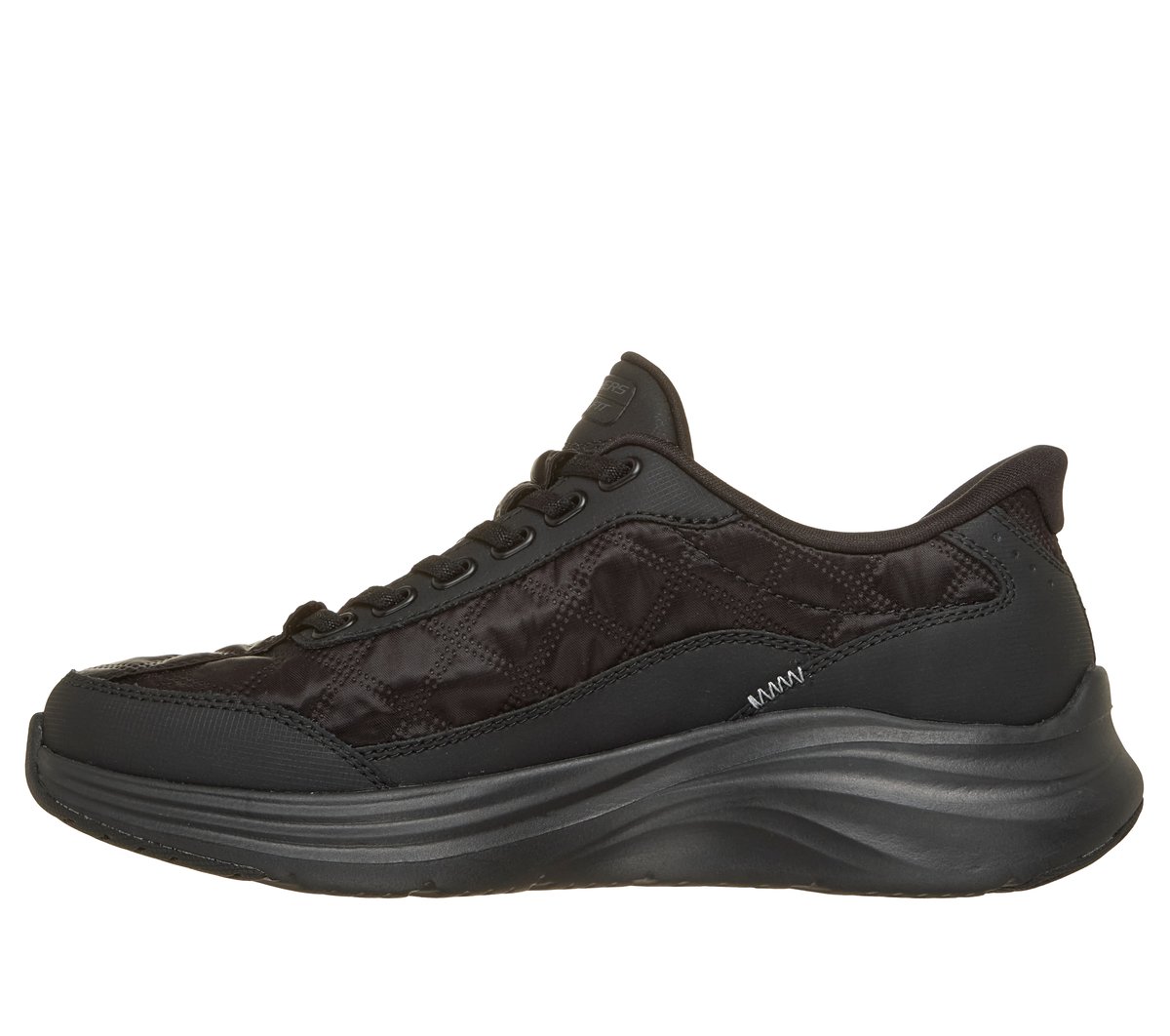 Skechers Slip-ins Waterproof: Contour Foam - Cozy Fit Misty Veil — BLACK