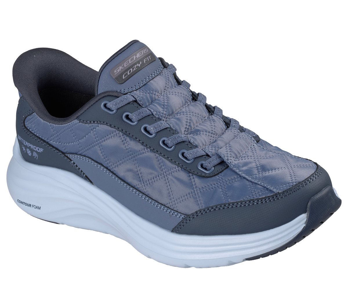Skechers Slip-ins Waterproof: Contour Foam - Cozy Fit Misty Veil