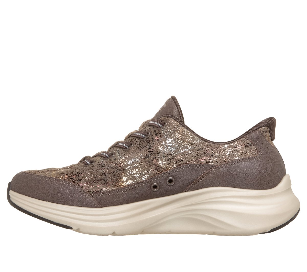 Skechers Slip-ins: Contour Foam - Cozy Fit Dazzling Stride — CHOCOLATE