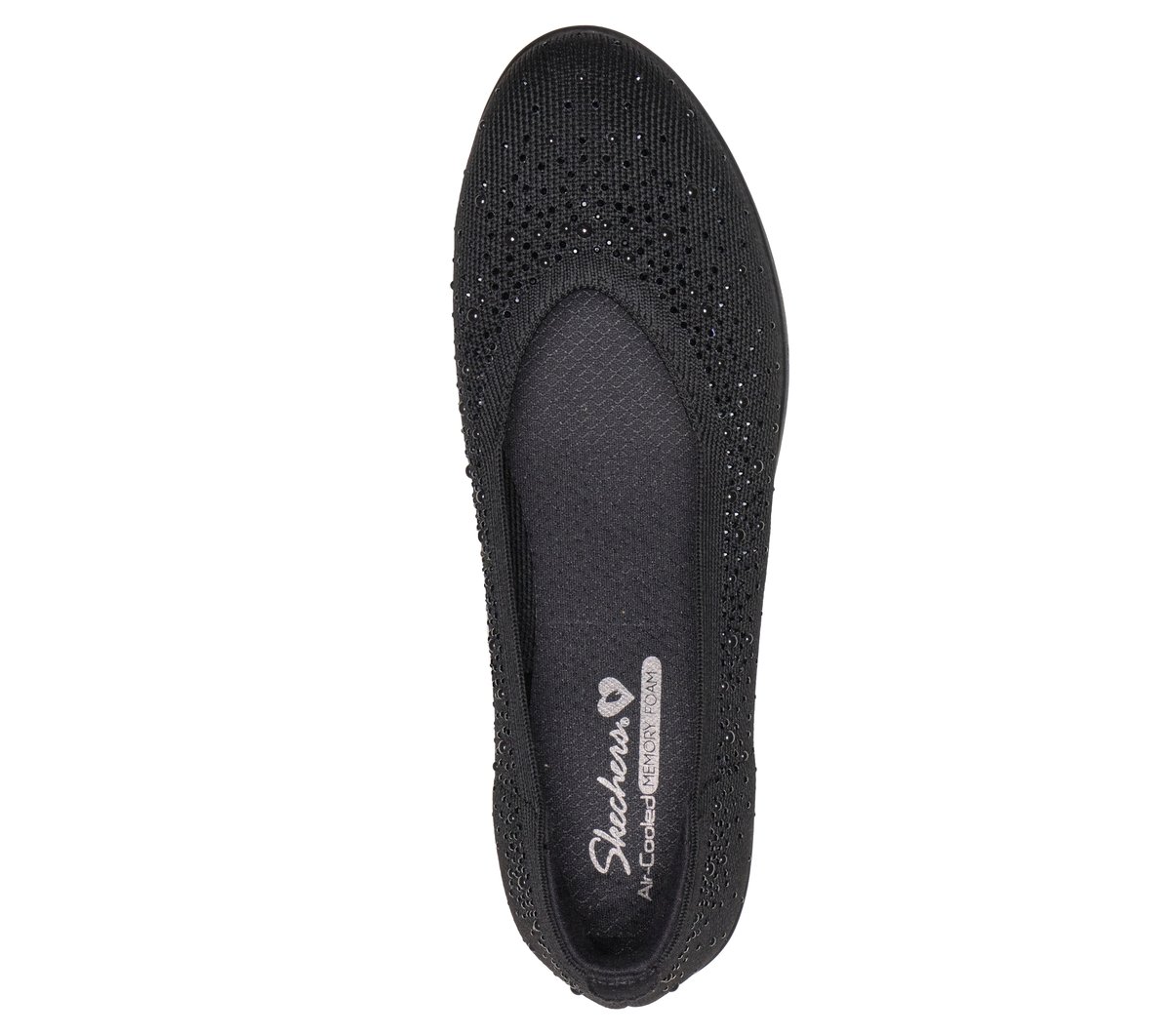 Cleo Flex Wedge - Shimmer Muse — BLACK