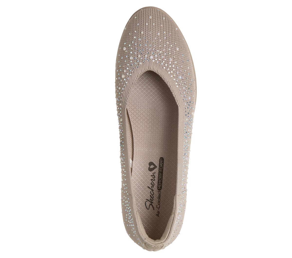 Cleo Flex Wedge - Shimmer Muse — TAUPE