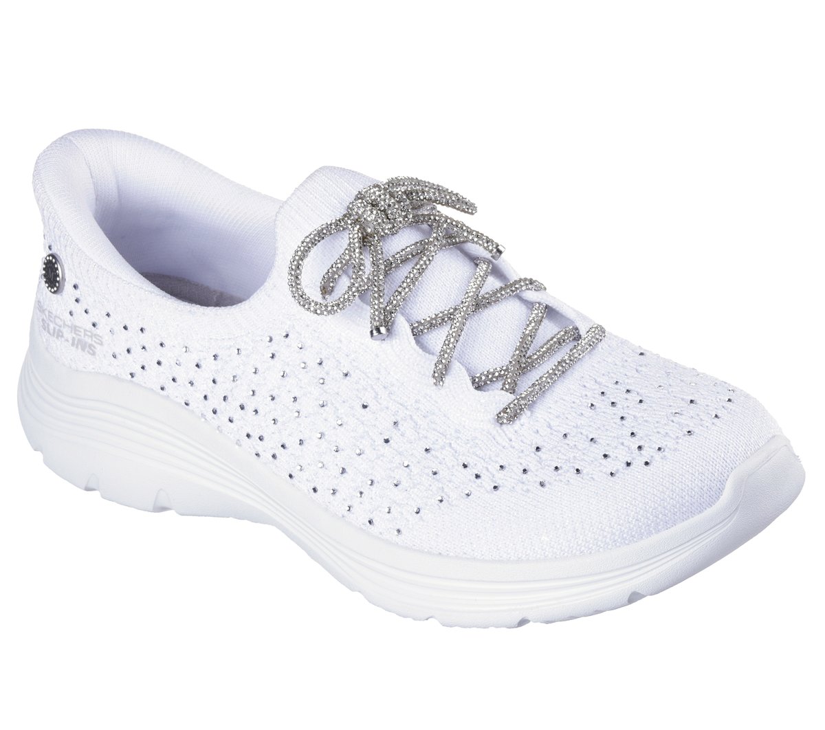 Skechers Slip-ins Martha Stewart: Bedford - Cherished Dream — WHITE / SILVER