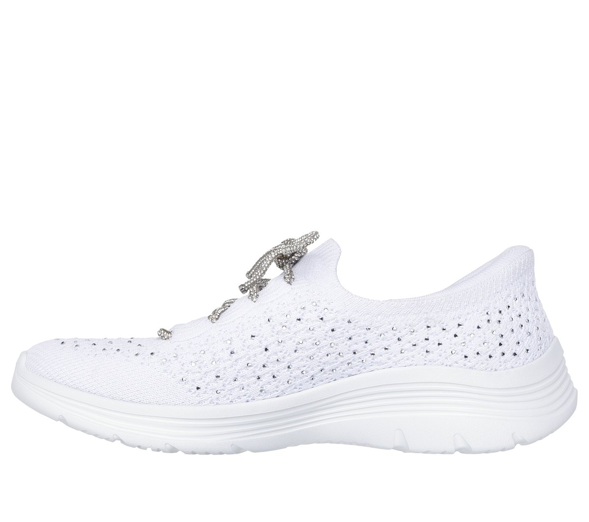 Skechers Slip-ins Martha Stewart: Bedford - Cherished Dream — WHITE / SILVER