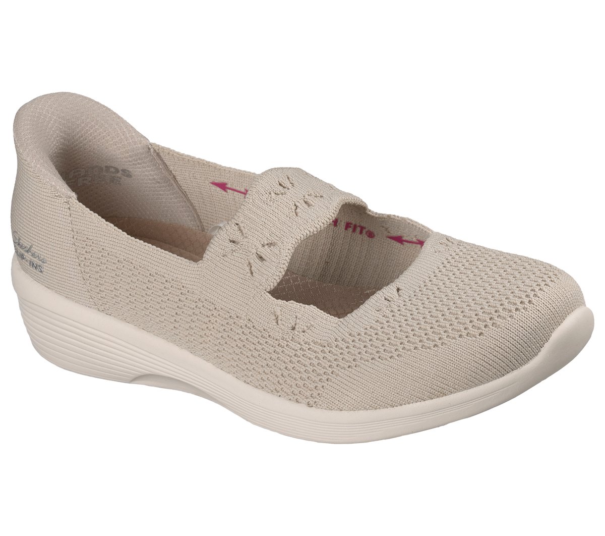 Skechers Slip-ins: Arya - Subtle Gleam — NATURAL