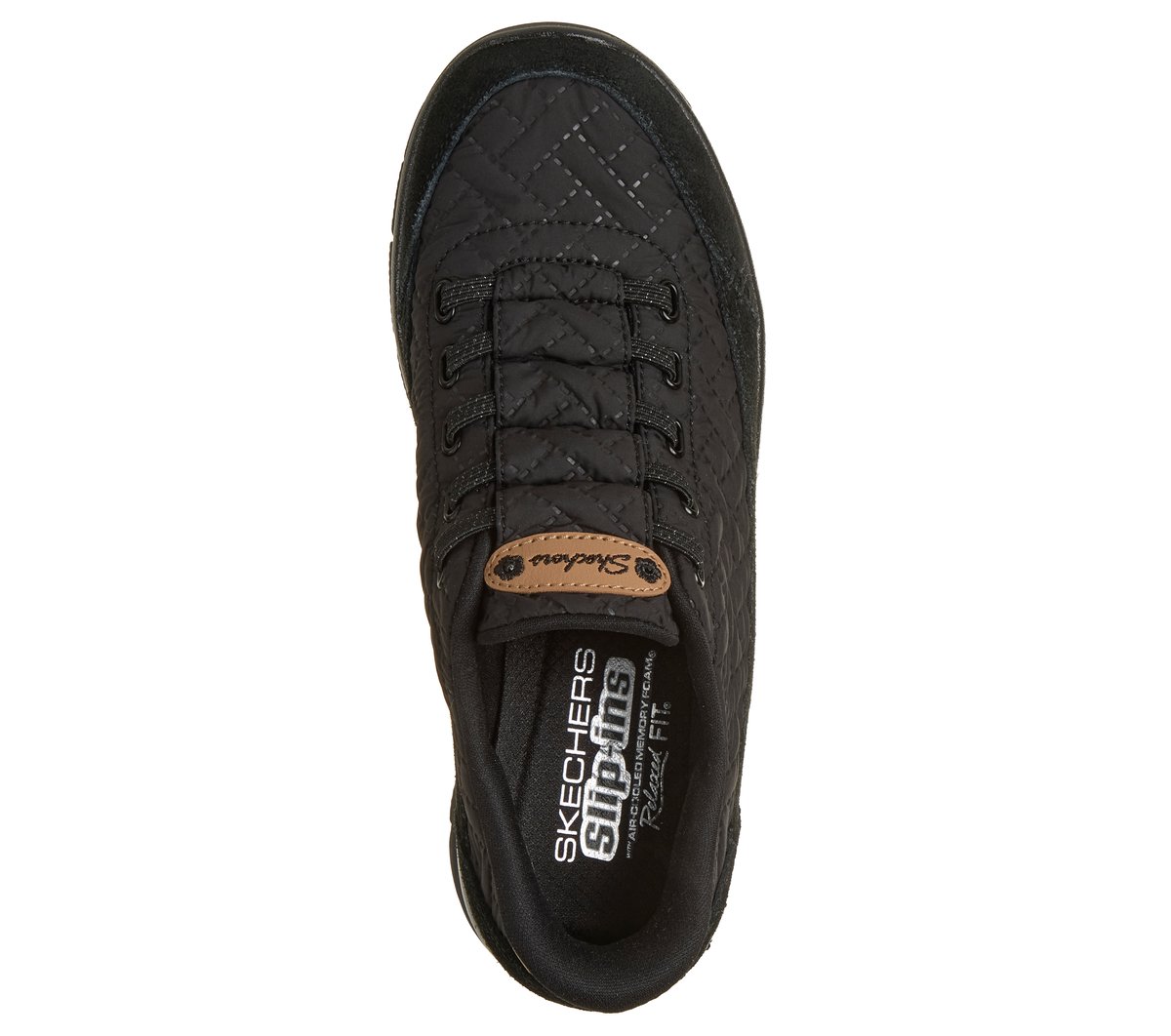 Skechers Slip-ins Relaxed Fit: Easy Going - Cozy Fit Wildflower Wish — BLACK