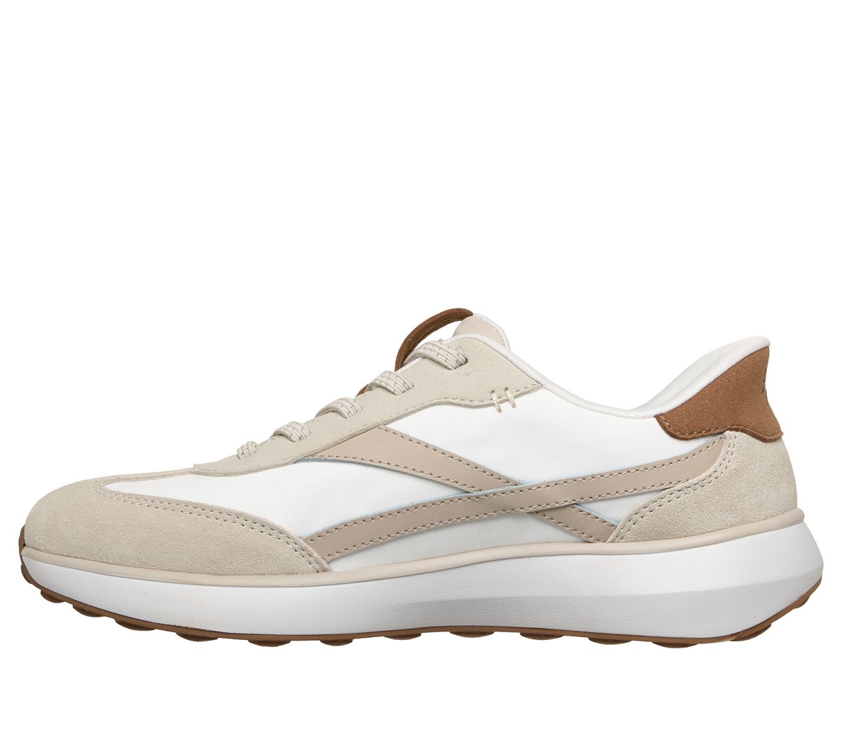 Skechers Slip-ins: Montecito — WHITE / TAUPE