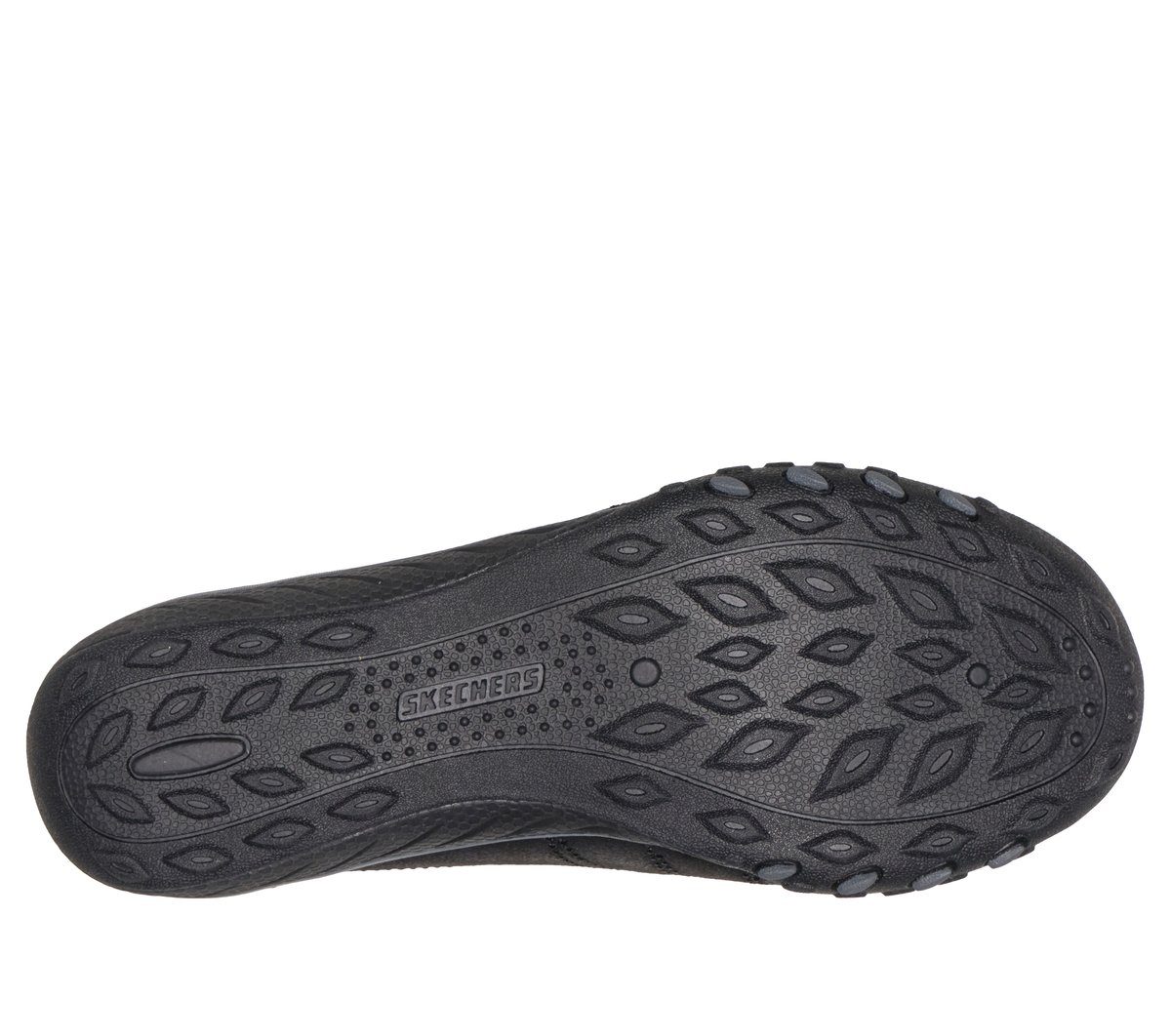 Skechers Slip-ins Relaxed Fit: Breathe-Easy - Authentic Charm — BLACK