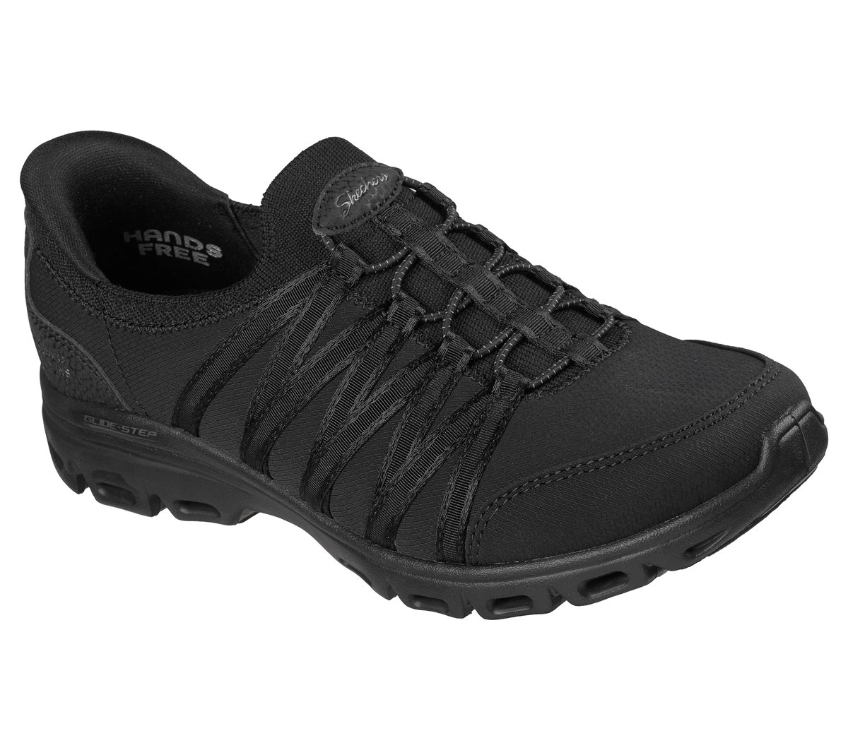 Skechers Slip-ins: Glide-Step Comfort - Steady Grace — BLACK