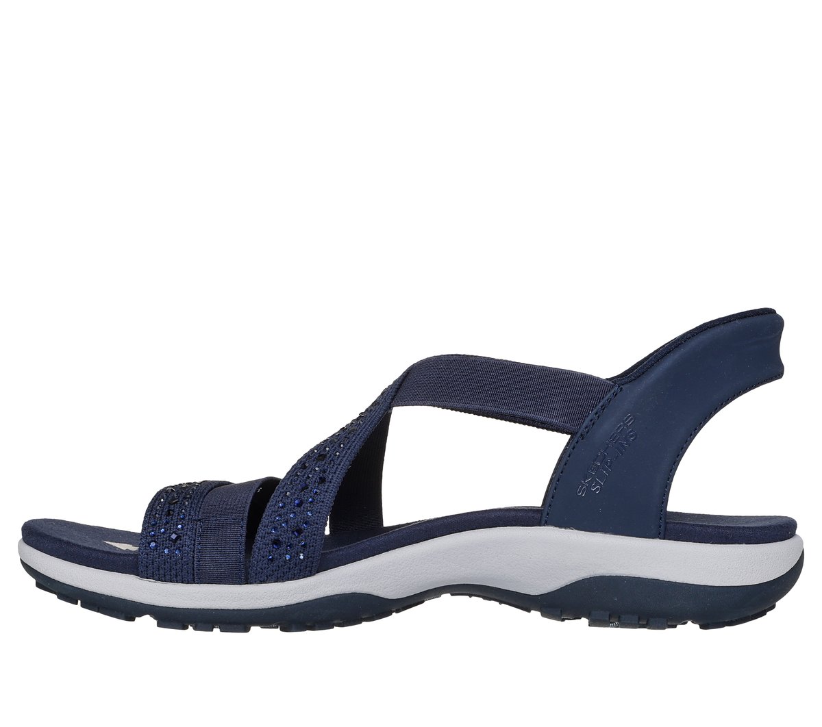 Skechers Slip-ins: Reggae Slim - Summer Sparkle — NAVY