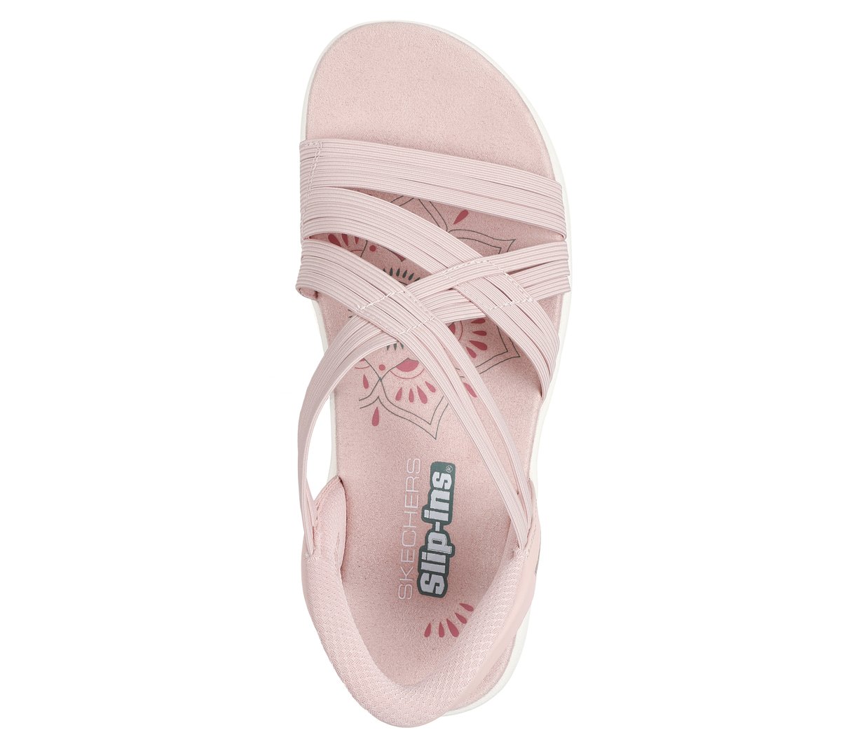 Skechers Slip-ins: Reggae Slim - Simply Stretchy! — BLUSH PINK