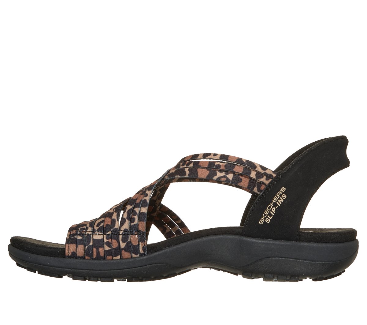 Skechers Slip-ins: Reggae Slim - Simply Stretchy! — LEOPARD