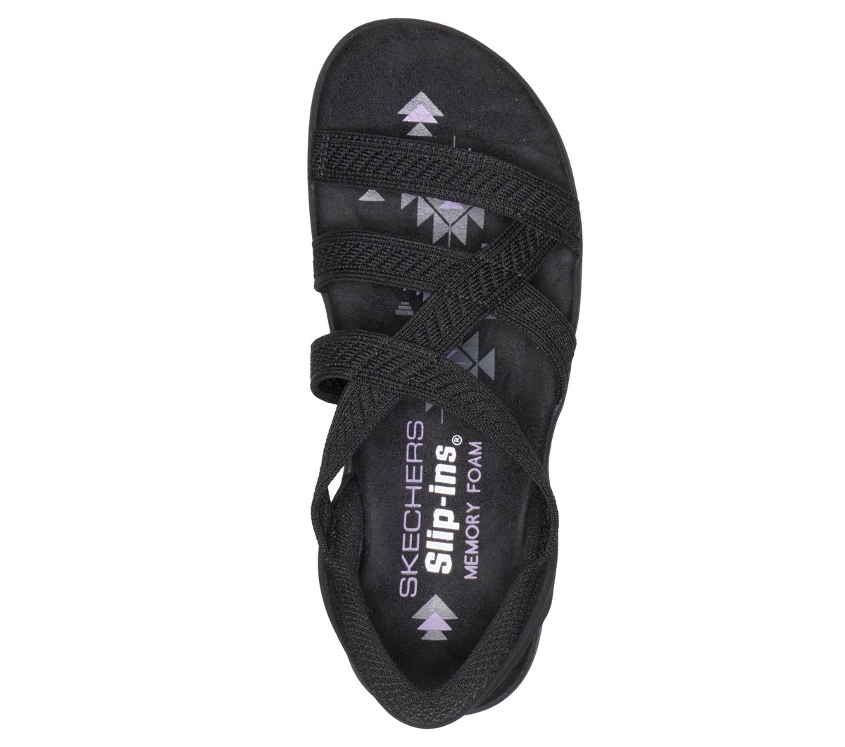 Skechers Slip-ins: Reggae Slim - Daily Vibe — BLACK