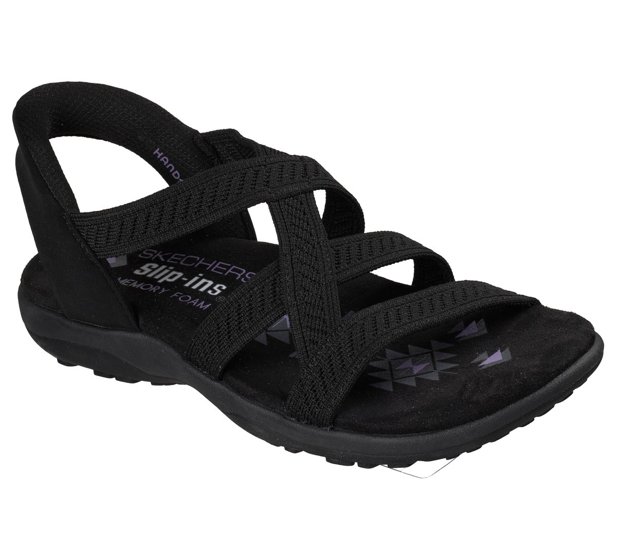 Skechers Slip-ins: Reggae Slim - Daily Vibe — BLACK