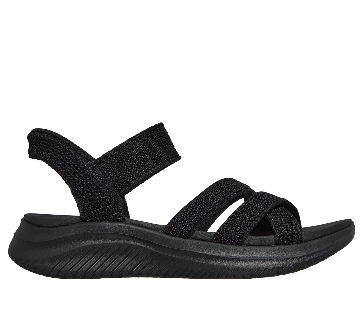 Skechers Slip-ins: Ultra Flex 3.0 Sandal - Forever Better — BLACK