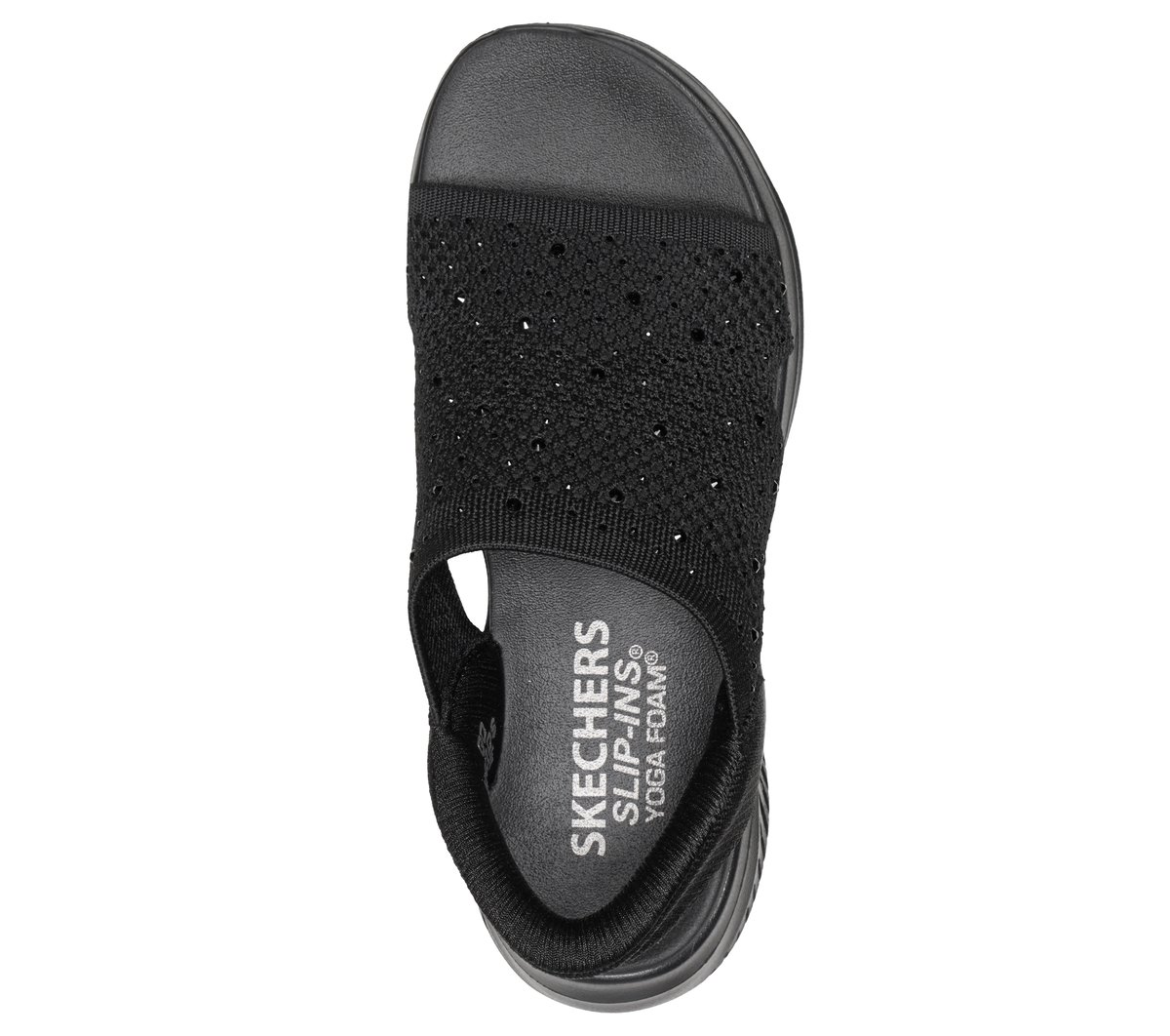 Skechers Slip-ins: Ultra Flex 3.0 Sandal - Glowing Icon — BLACK