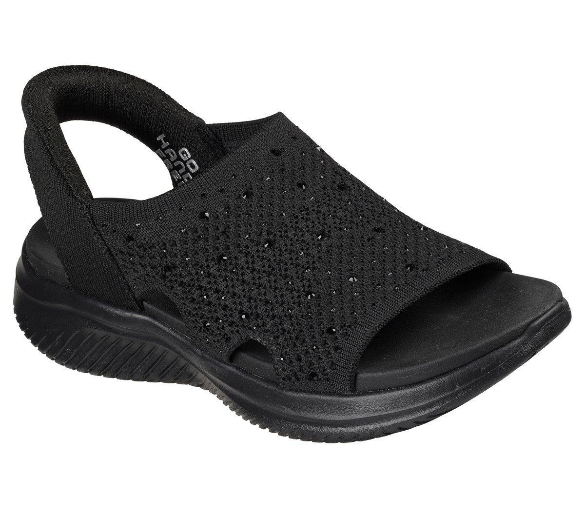 Skechers Slip-ins: Ultra Flex 3.0 Sandal - Glowing Icon — BLACK