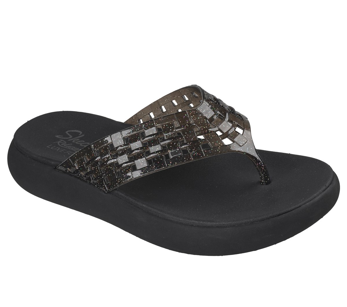 Relaxed Fit: Asana Luxe - Shimmer Days — BLACK