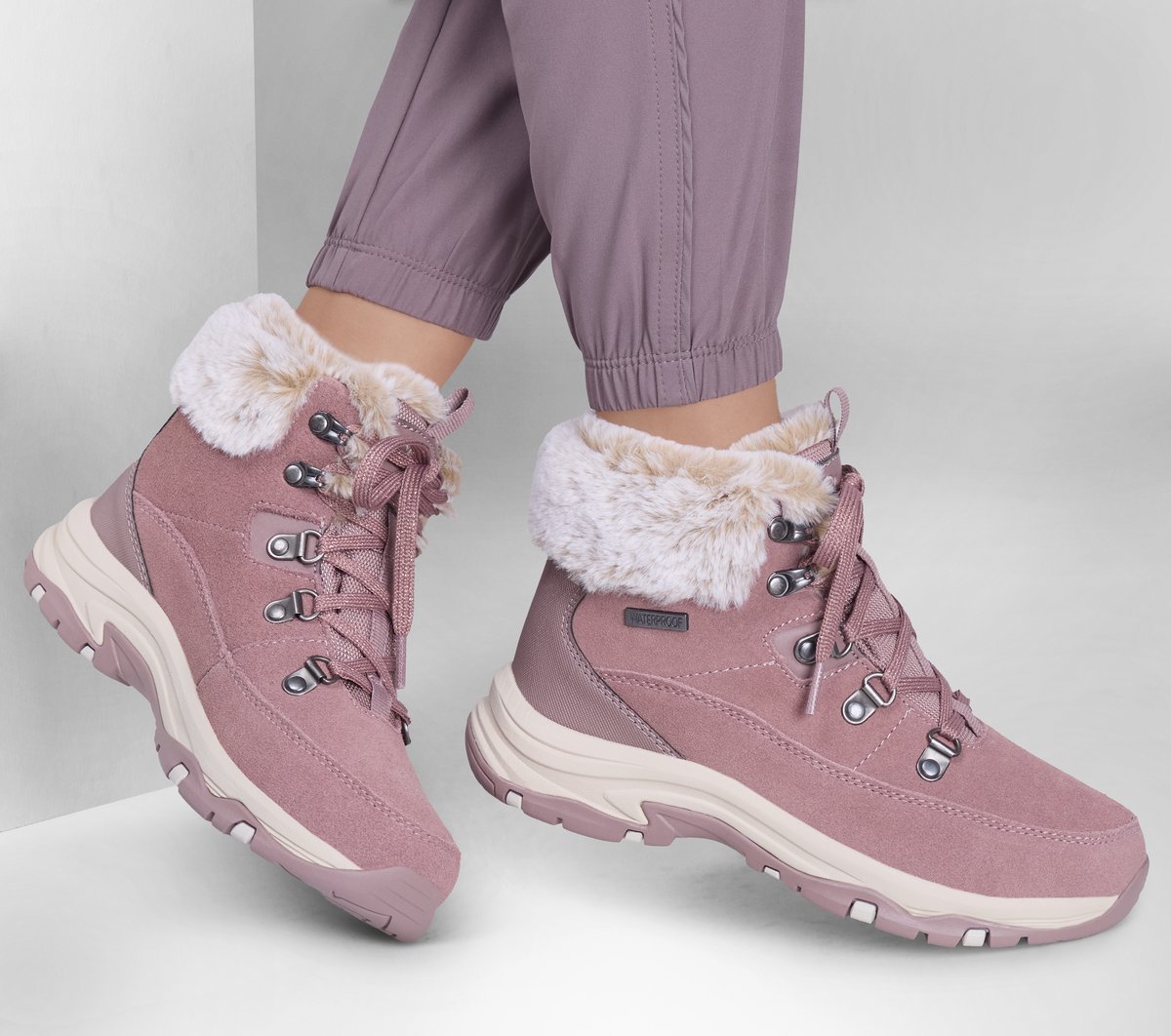 Waterproof: Trego - Snow Worries — MAUVE