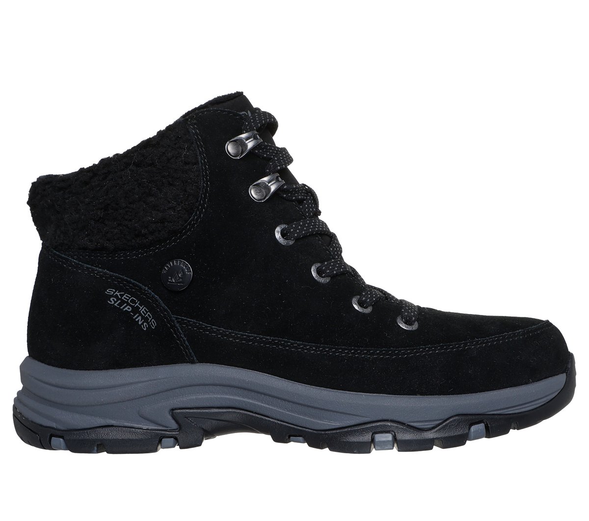 Skechers Slip-ins Waterproof Relaxed Fit: Trego - Snow Breeze — BLACK