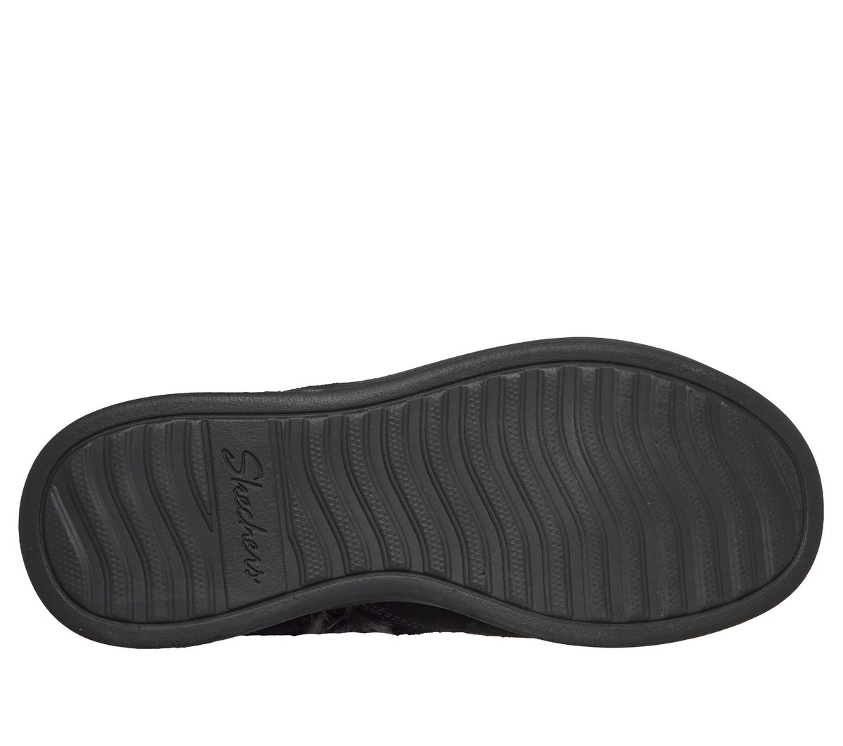 Skechers Slip-ins Relaxed Fit: Cozy Escape - Frosty Bliss — BLACK