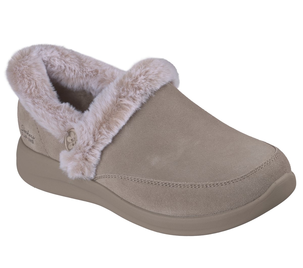 Skechers Slip-ins Relaxed Fit: Cozy Escape - Frosty Bliss — TAUPE