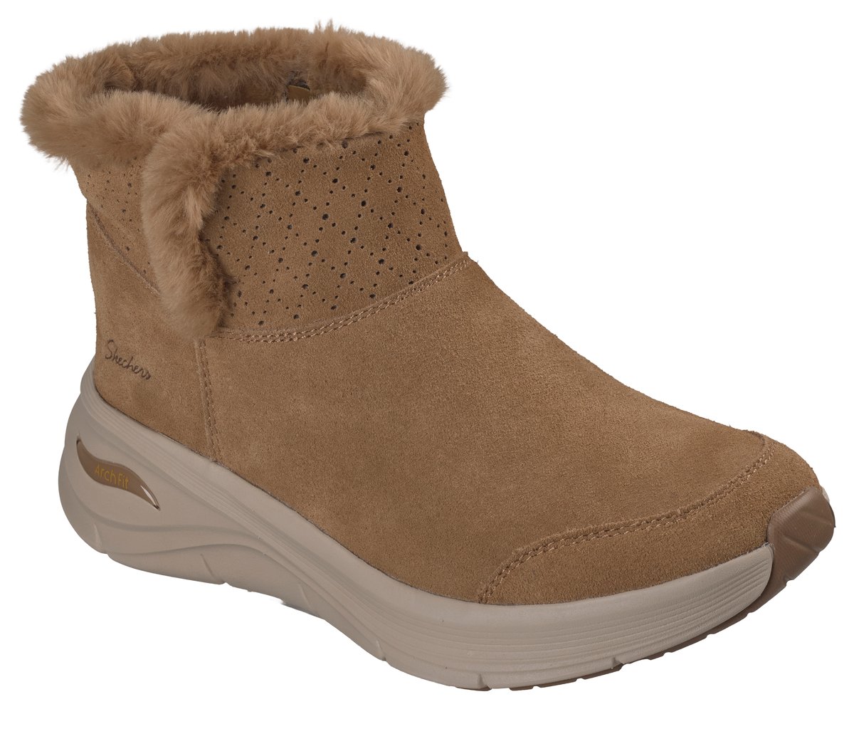 Relaxed Fit: Arch Fit 3.0 Boot - Winter Lush — CHESTNUT